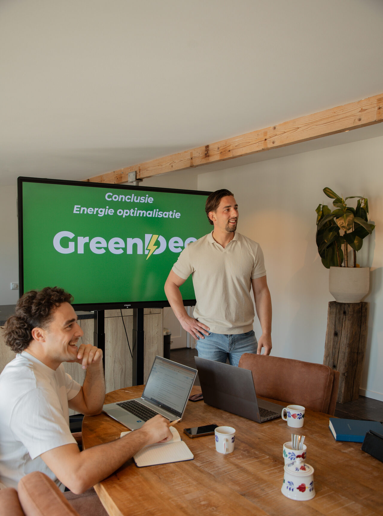 GreenDee op locatie bij een klant